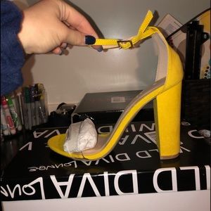 Yellow heels